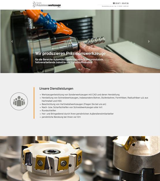 webdesign für metall und industrie